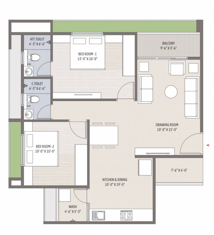  swastik marvella Floor Plan Floor Plan