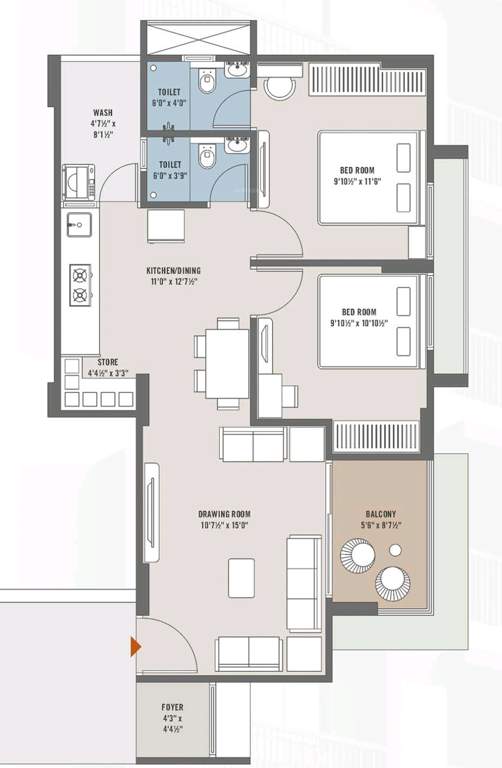  shubh westside Floor Plan Floor Plan