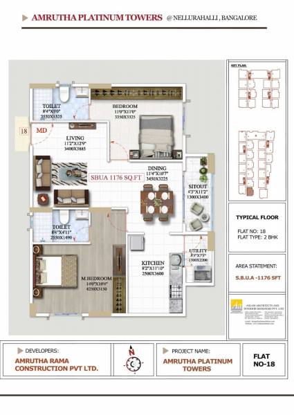  amrutha-platinum-towers Floor Plan Floor Plan