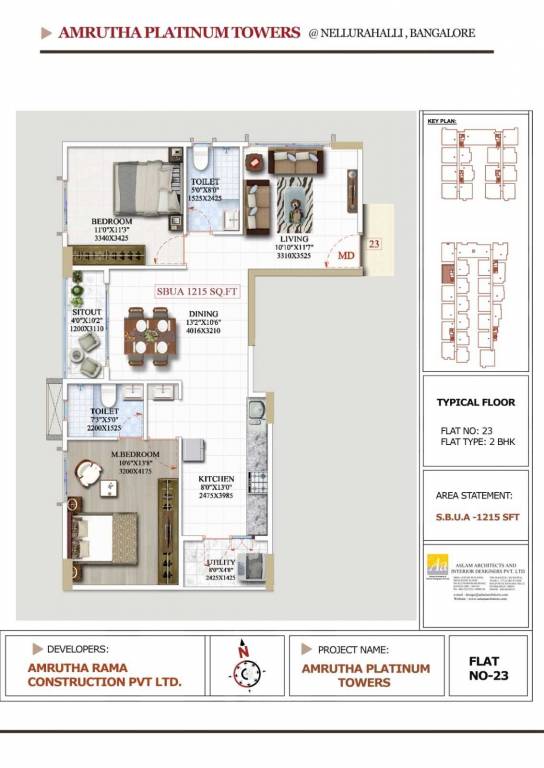 Floor Plan amrutha platinum towers Floor Plan Floor Plan