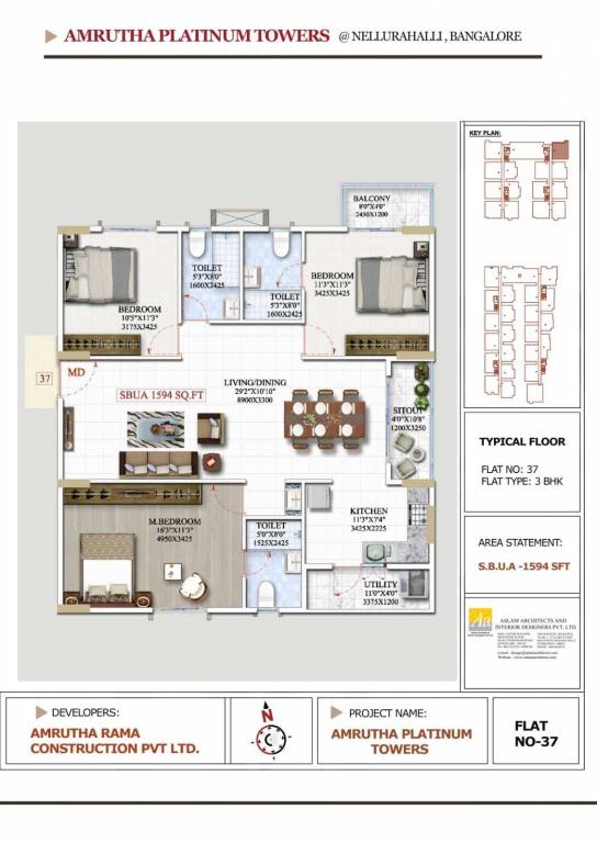 Floor Plan  amrutha platinum towers Floor Plan Floor Plan