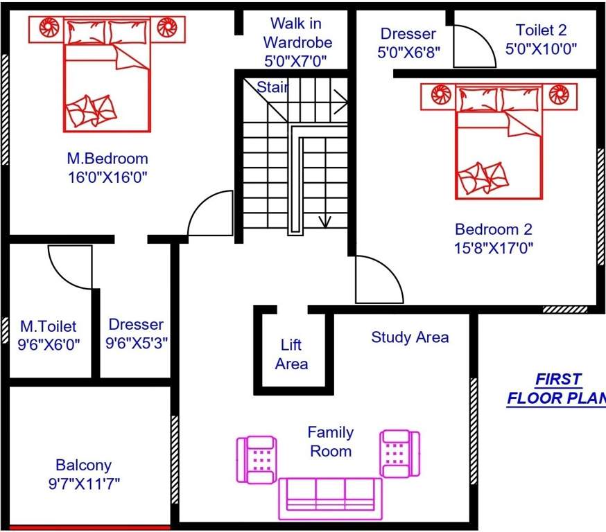  goldfields Floor Plan First Floor Plan