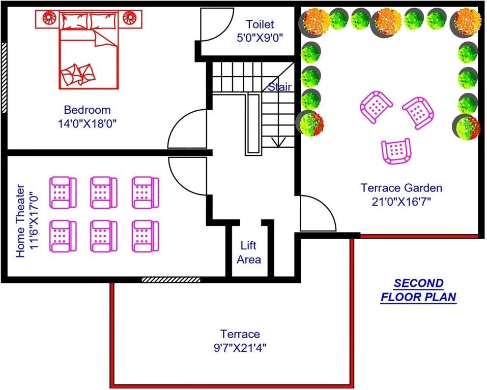  goldfields Floor Plan Second Floor Plan