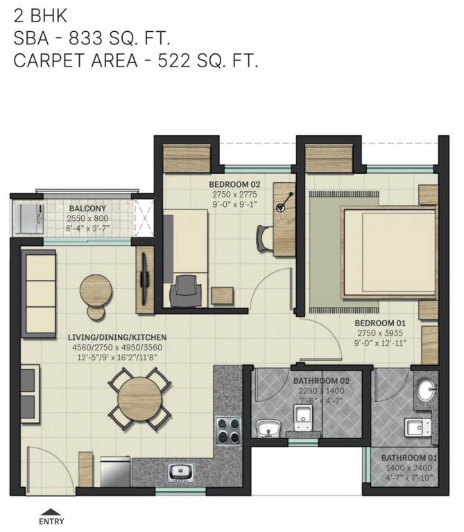  brooklyn towers town park Floor Plan Floor Plan