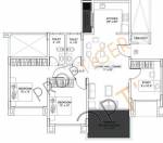 Rama Air Castles (3BHK+2T (1,126 sq ft) 1126 sq ft)