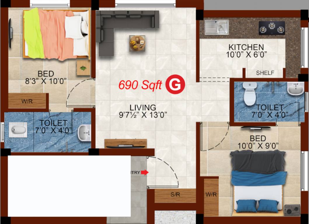  gold Floor Plan Floor Plan