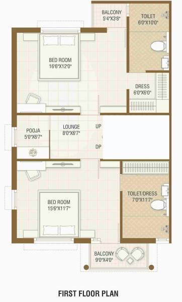  shivalay-white-house Floor Plan First Floor Plan
