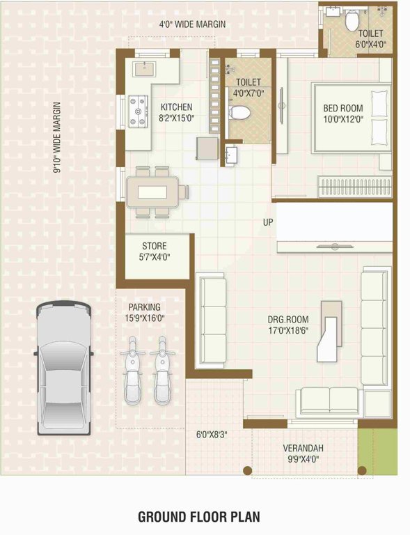  shivalay white house Floor Plan Ground Floor Plan
