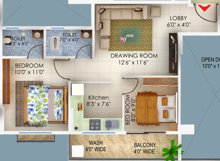 heights wing b Floor Plan Floor Plan
