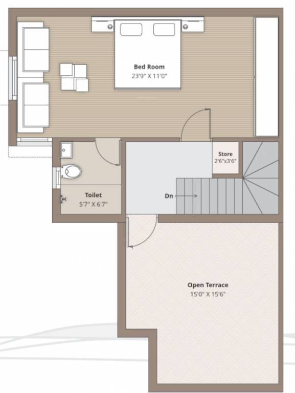  vatrika villa Floor Plan Second Floor Plan