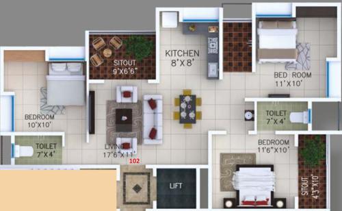  dashabhuja-co-operative-housing-society-soudnya-building Floor Plan Floor Plan