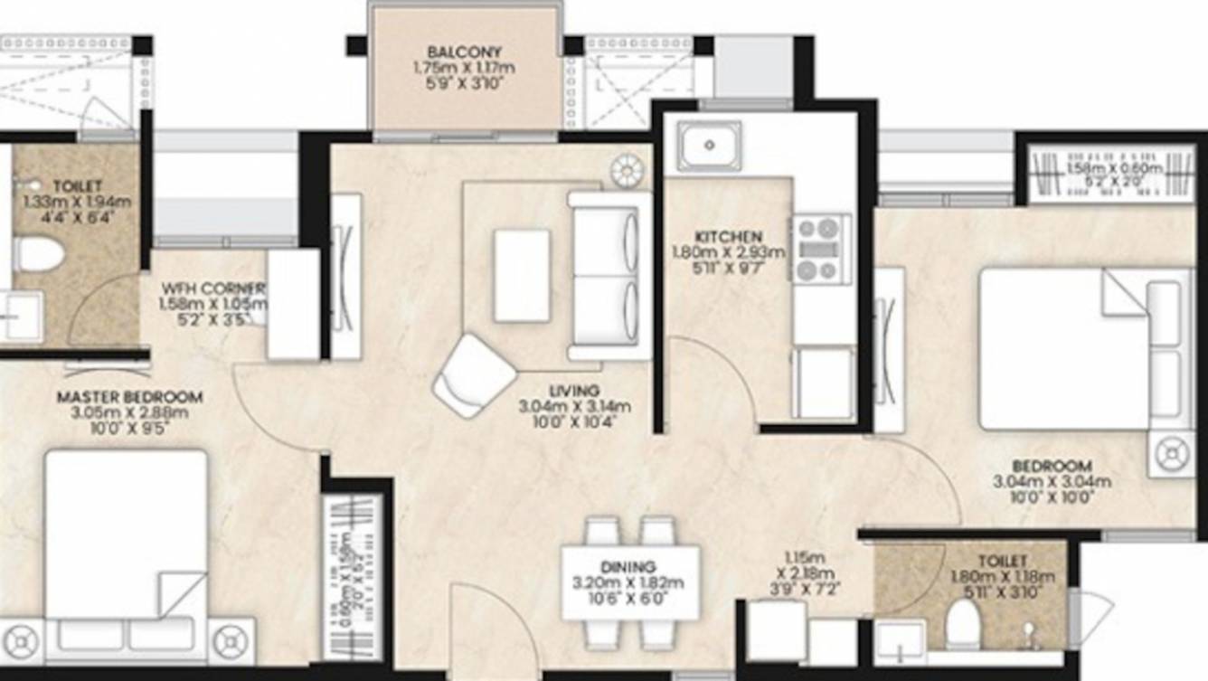 Floor Plan happinest kalyan 2 project a Floor Plan Floor Plan