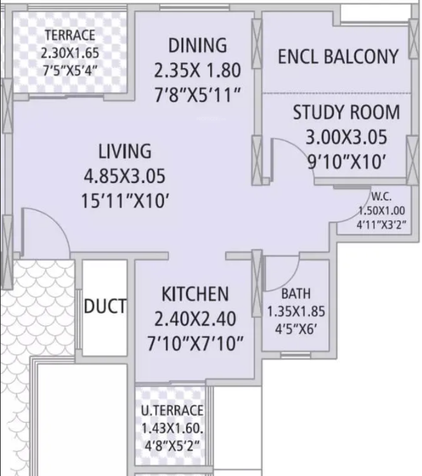  silverland residency phase iii Floor Plan Floor Plan