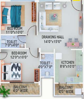  residency Floor Plan Floor Plan