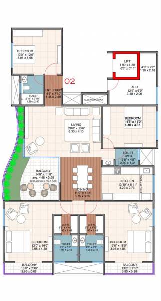  100-prabhat Floor Plan Floor Plan