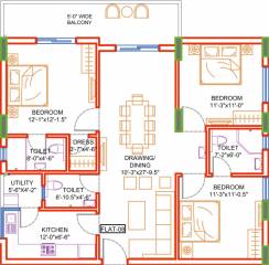 Floor Plan sree-hemadurga-paradise Floor Plan Floor Plan