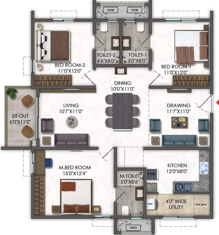  one odessey Floor Plan Floor Plan