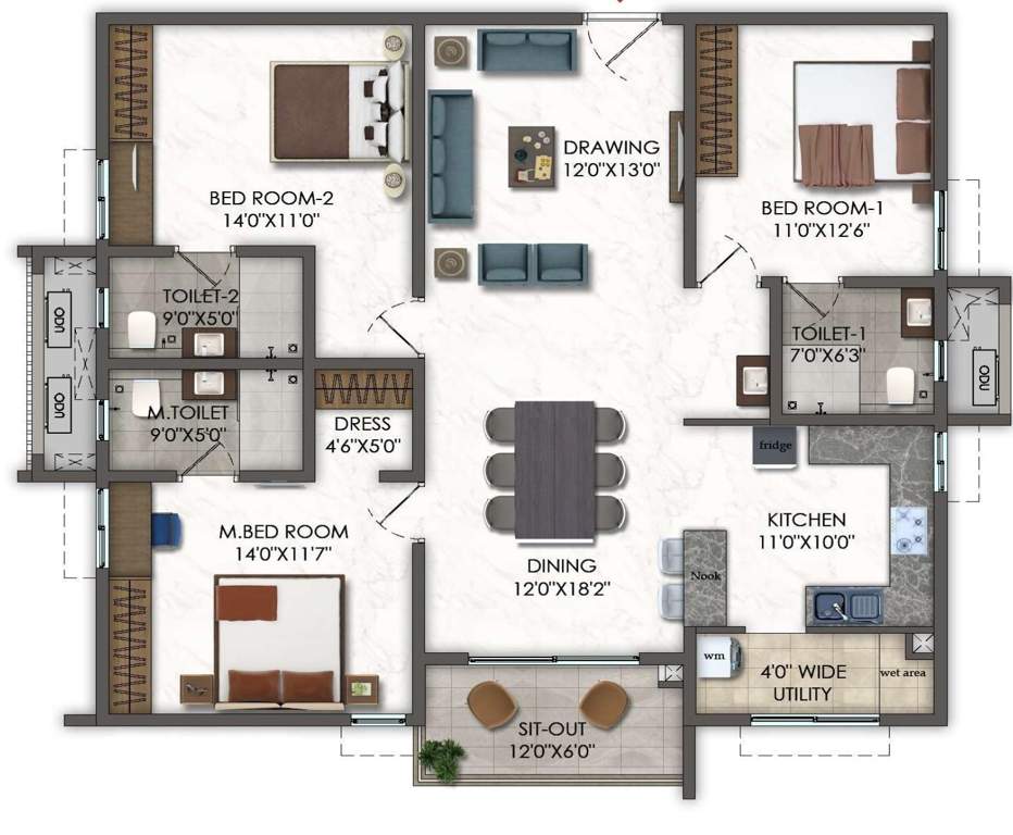  one odessey Floor Plan Floor Plan