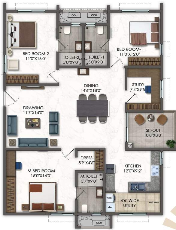  one odessey Floor Plan Floor Plan