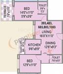 Namrata Magic (2BHK+2T (976 sq ft) 976 sq ft) Namrata Magic (2BHK+2T (976 sq ft) 976 sq ft)