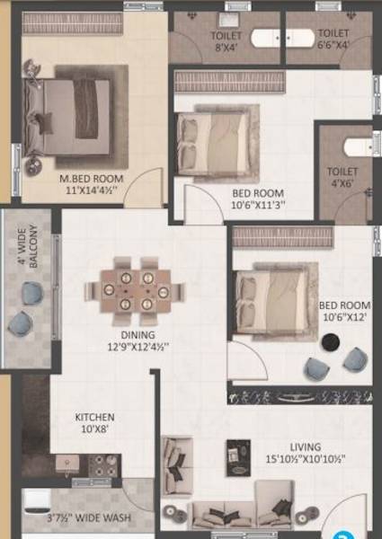  lake-front Floor Plan Floor Plan