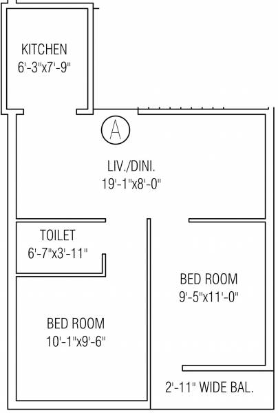  shivalik-apartment Floor Plan Floor Plan