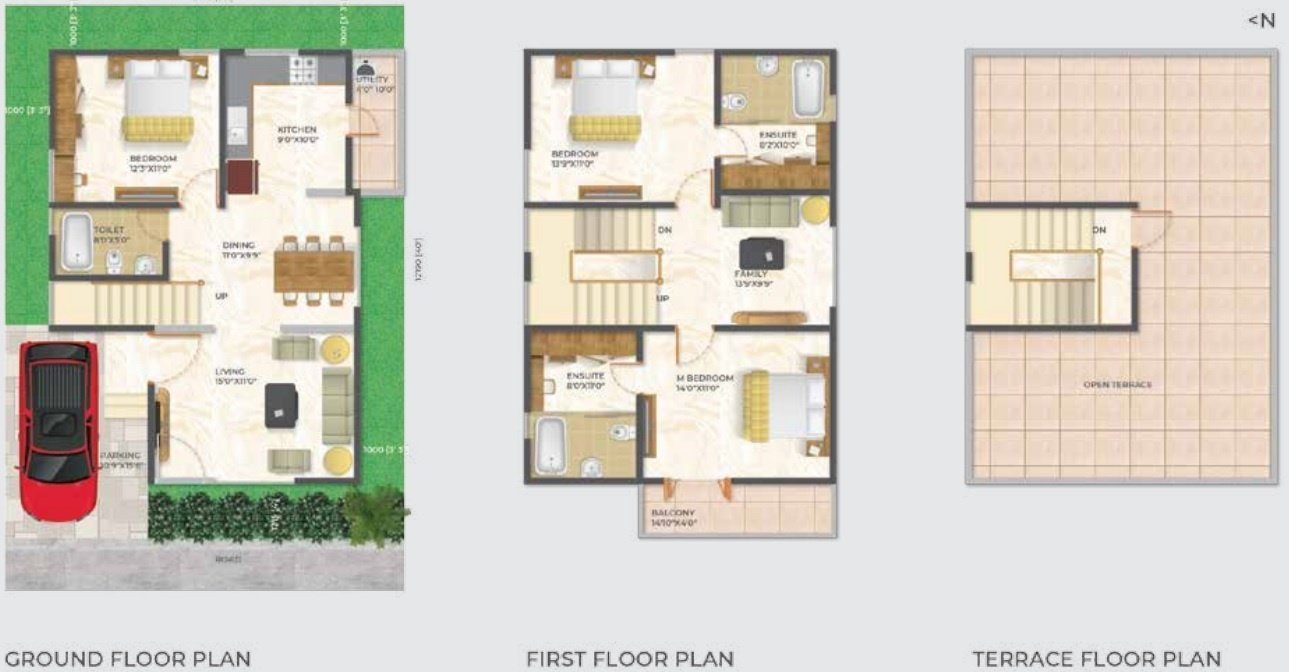  oak ville Floor Plan Floor Plan