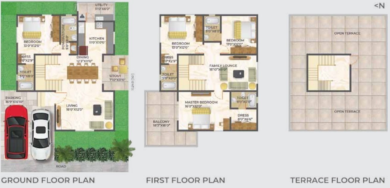  oak ville Floor Plan Floor Plan