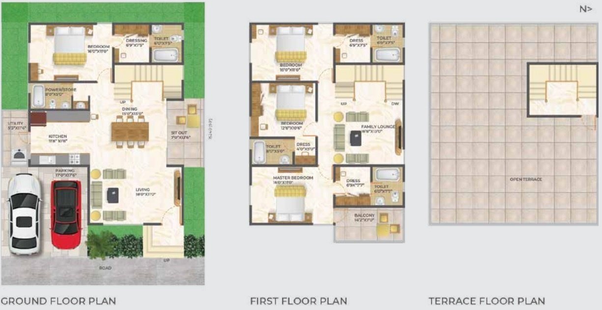  oak ville Floor Plan Floor Plan