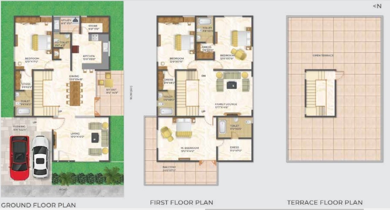  oak ville Floor Plan Floor Plan