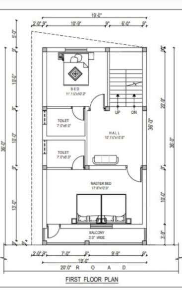  duplex-illam Floor Plan First Floor Plan