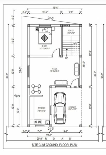  duplex-illam Floor Plan Ground Floor Plan