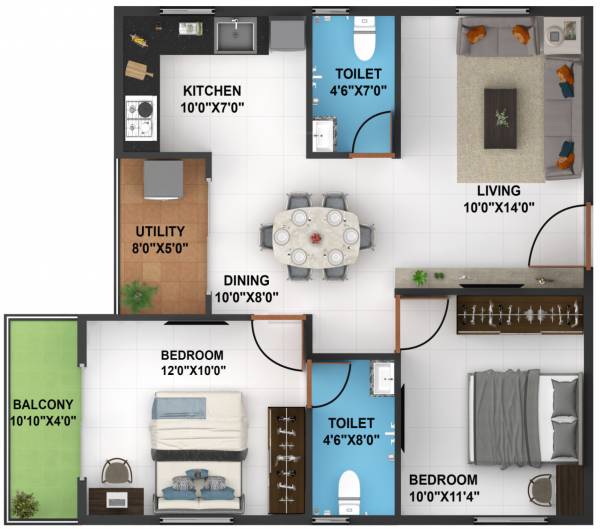 northeast-apartments Floor Plan Floor Plan