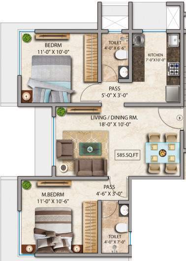 kandivali sai prassana chs ltd Floor Plan Floor Plan