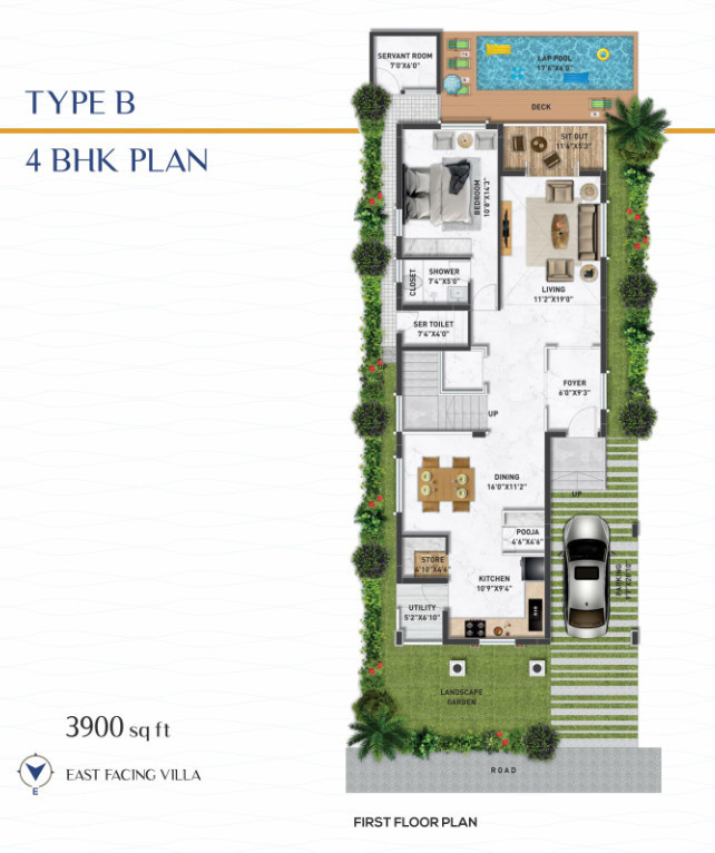  preeti iksa ville Floor Plan First Floor Plan
