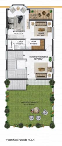  preeti-iksa-ville Floor Plan Terrace Floor Plan