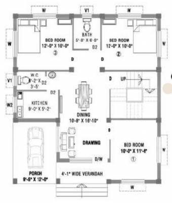  janapriya-abasan Floor Plan Ground Floor Plan