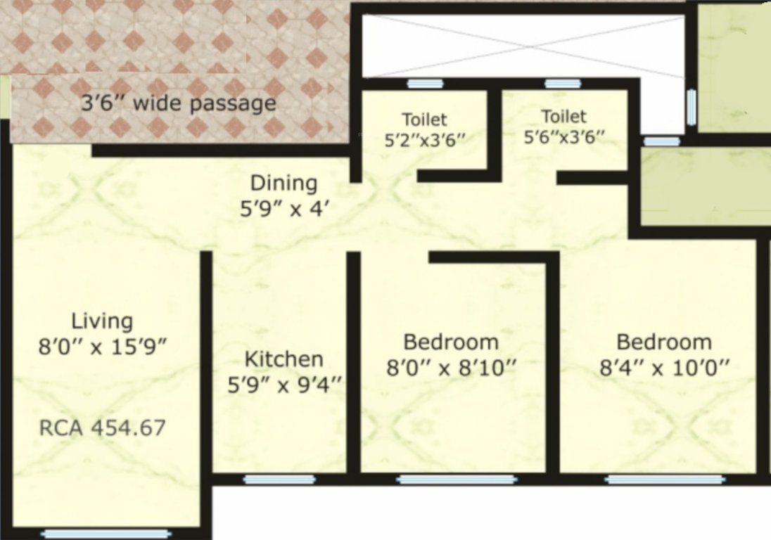  sai nakshatra trrident Floor Plan Floor Plan