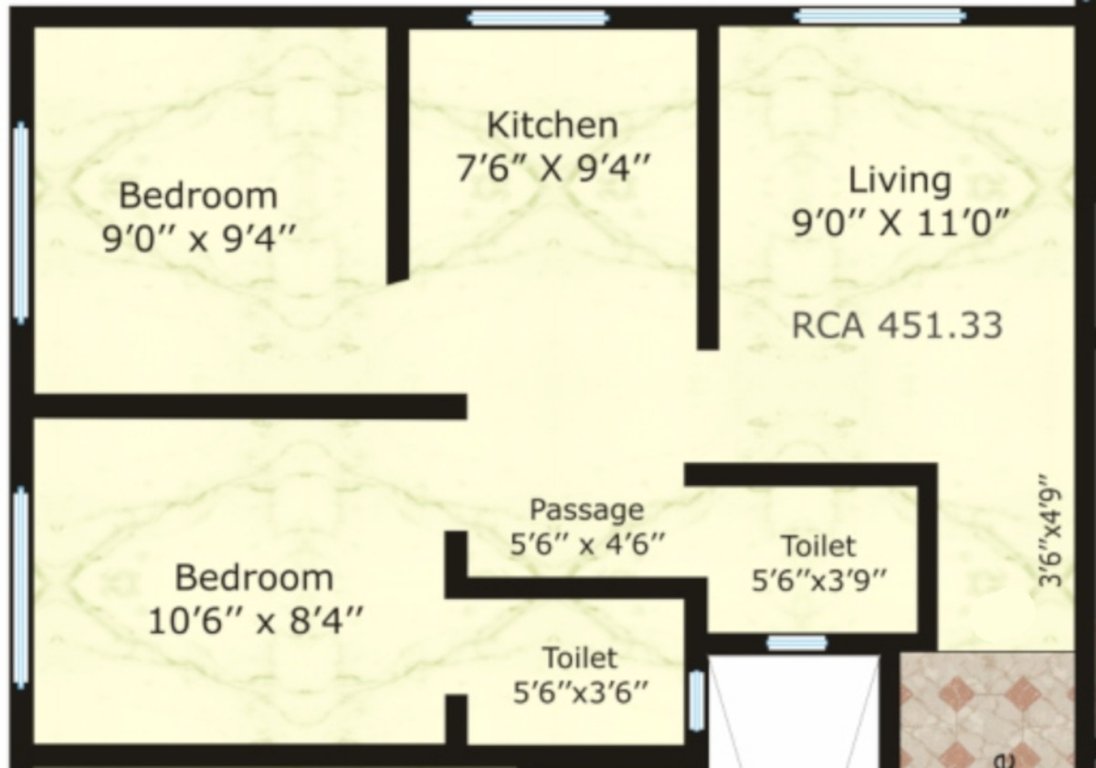  sai nakshatra trrident Floor Plan Floor Plan