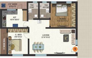  kvr-asraya-awas Floor Plan Floor Plan