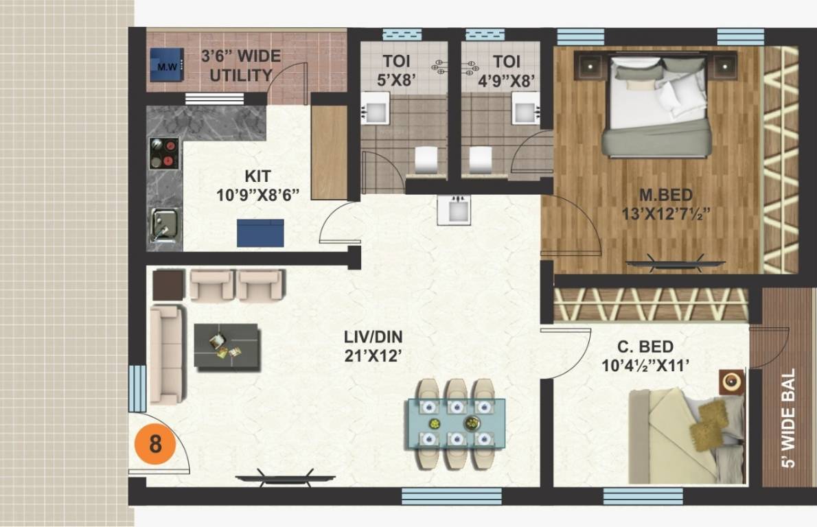 kvr asraya awas Floor Plan Floor Plan