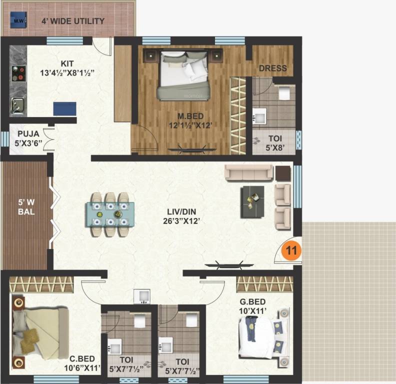  kvr asraya awas Floor Plan Floor Plan