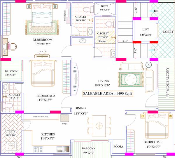  lakshmi-enclave Floor Plan Floor Plan