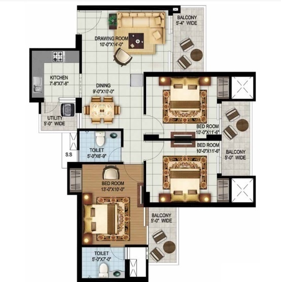 Floor Plan eros sampoornam 2 Floor Plan Floor Plan