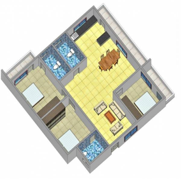  the-elegant-habitat Floor Plan Floor Plan