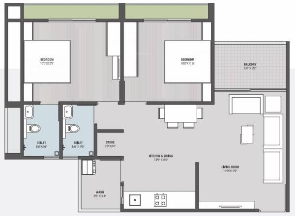  pramukh-horizon-2 Floor Plan Floor Plan
