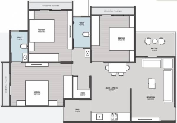  pramukh-trinity Floor Plan Floor Plan