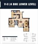  mantraa Floor Plan Lower Level Duplex Plan