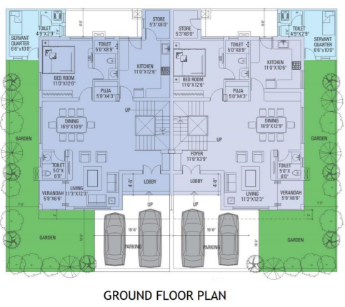  happyville phase i Floor Plan Lower Level Duplex Plan