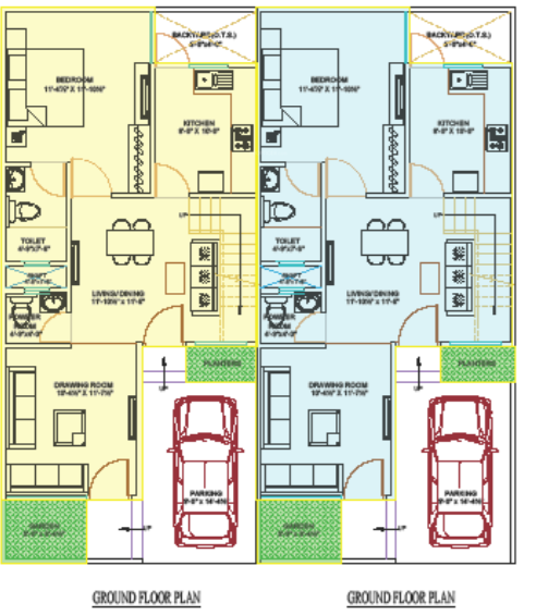  happyville phase i Floor Plan Lower Level Duplex Plan